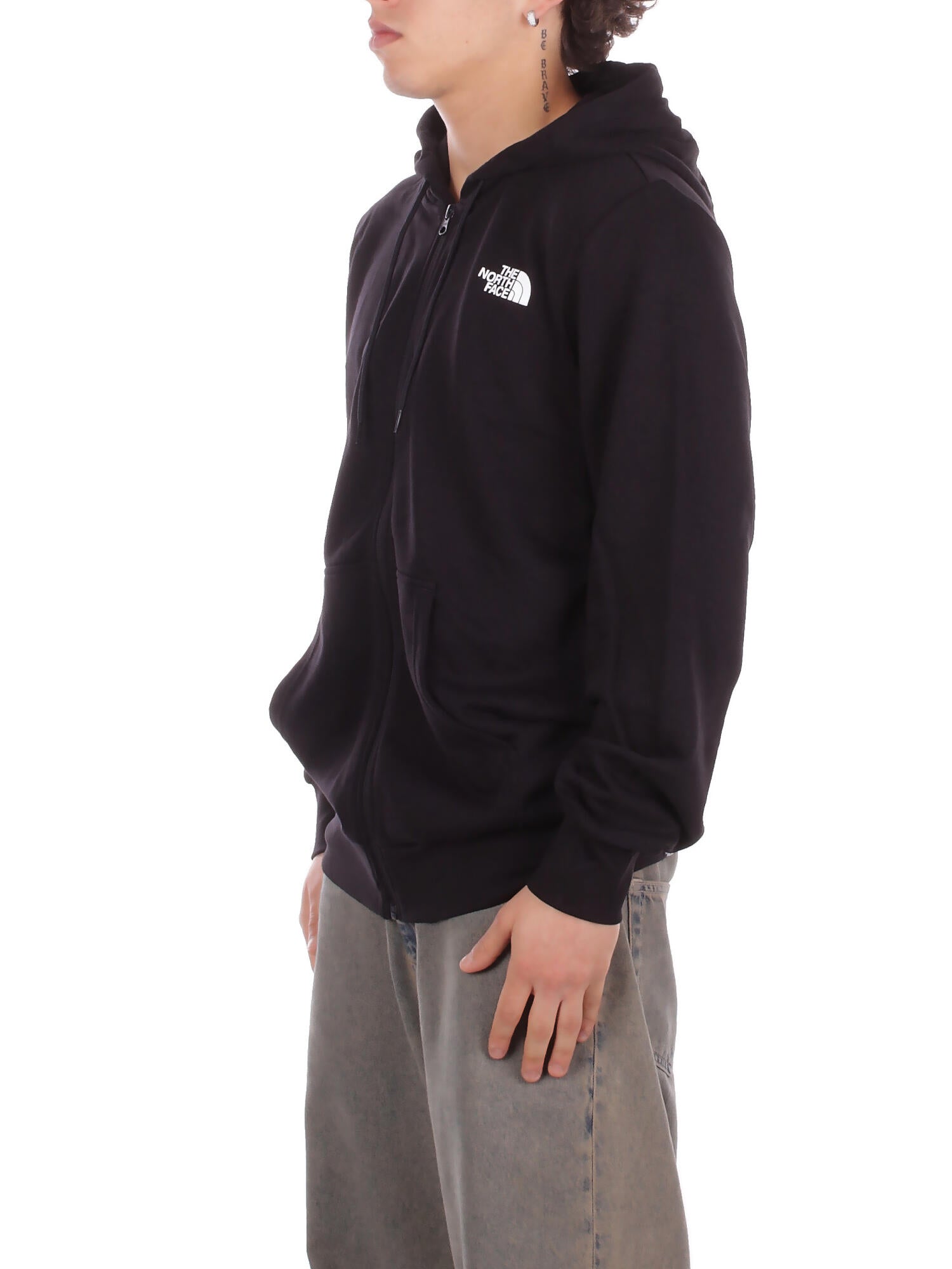 THE NORTH FACE Uomo Felpa NF0A8GQ7 JK31 M simple dome light regular fu Black