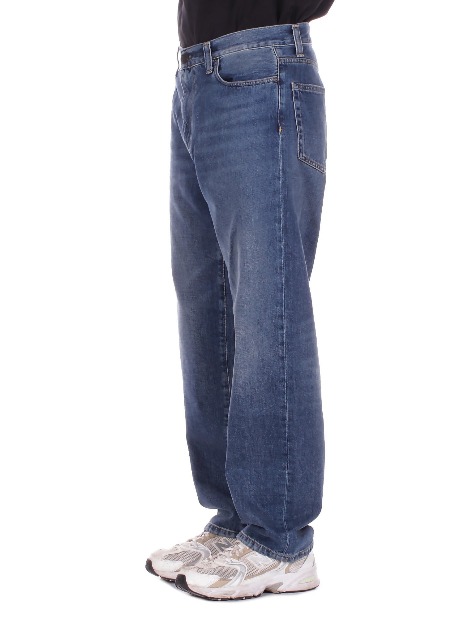 CARHARTT WIP Uomo Jeans I036728 014L Aaron pant camano denim Dark blu