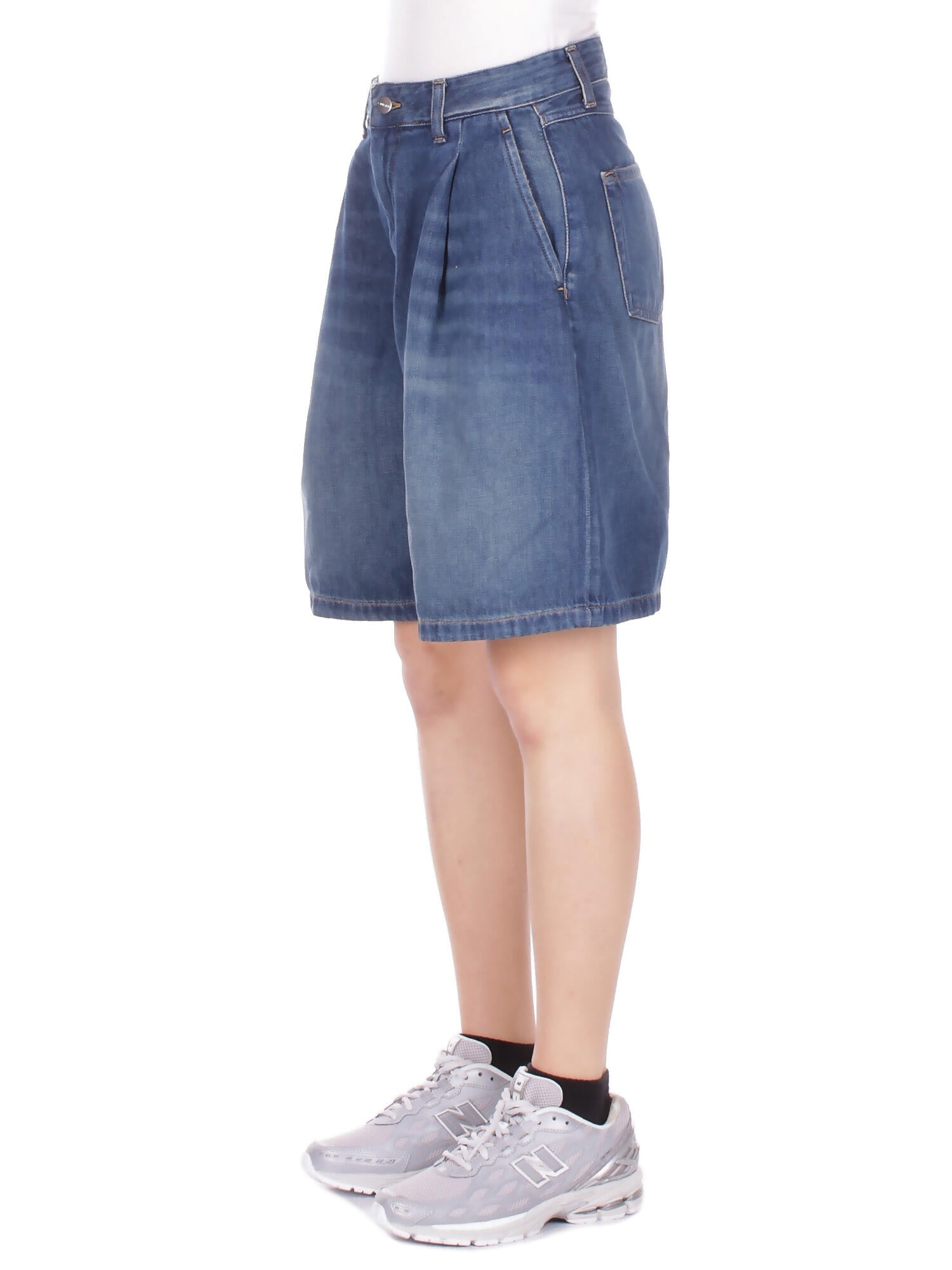 CARHARTT WIP Donna Shorts I033345 014L W' alta short olympia Dark blu