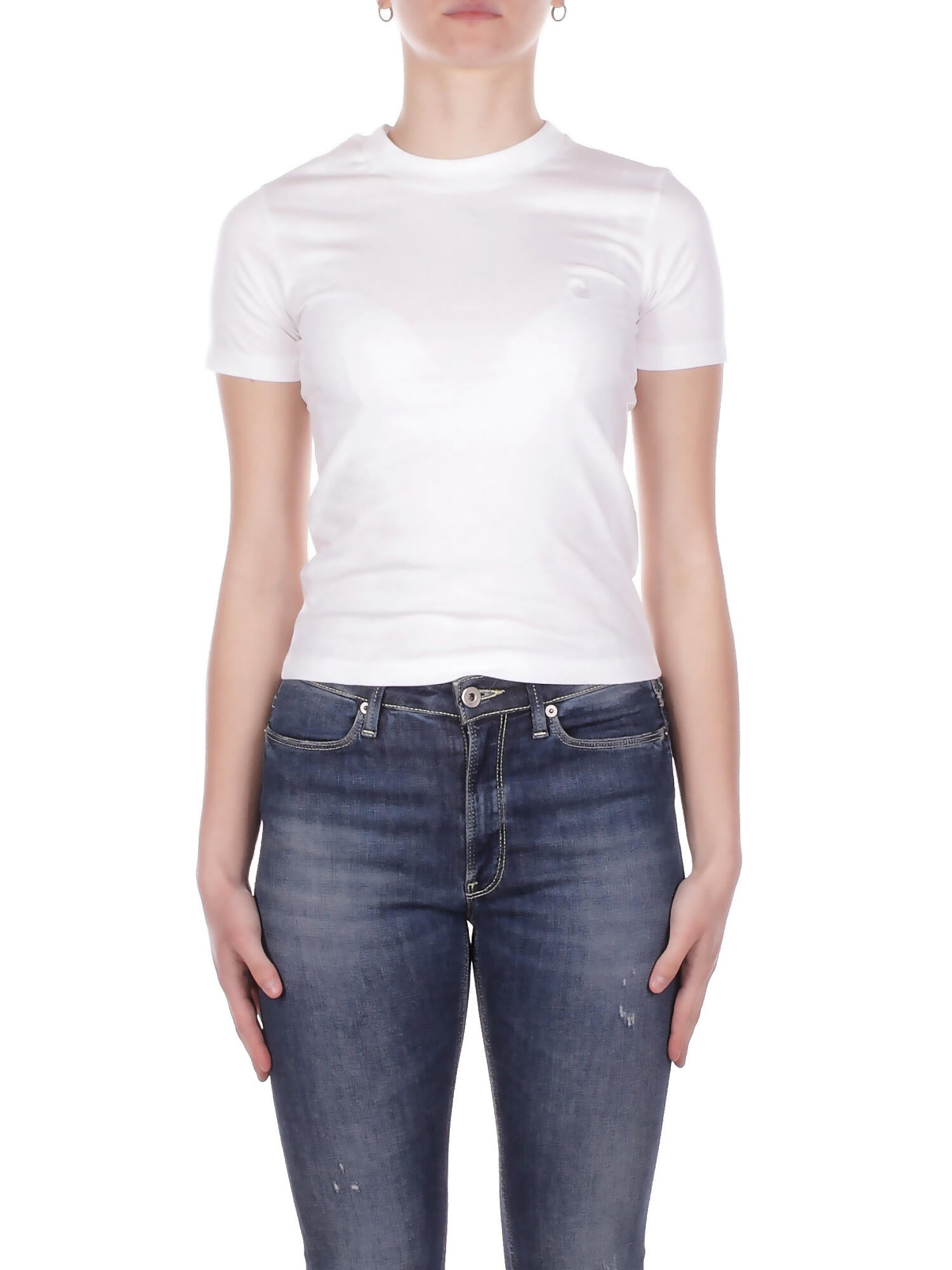CARHARTT WIP Donna T-shirt I036365 02XX W' s\s luca t-shirt White