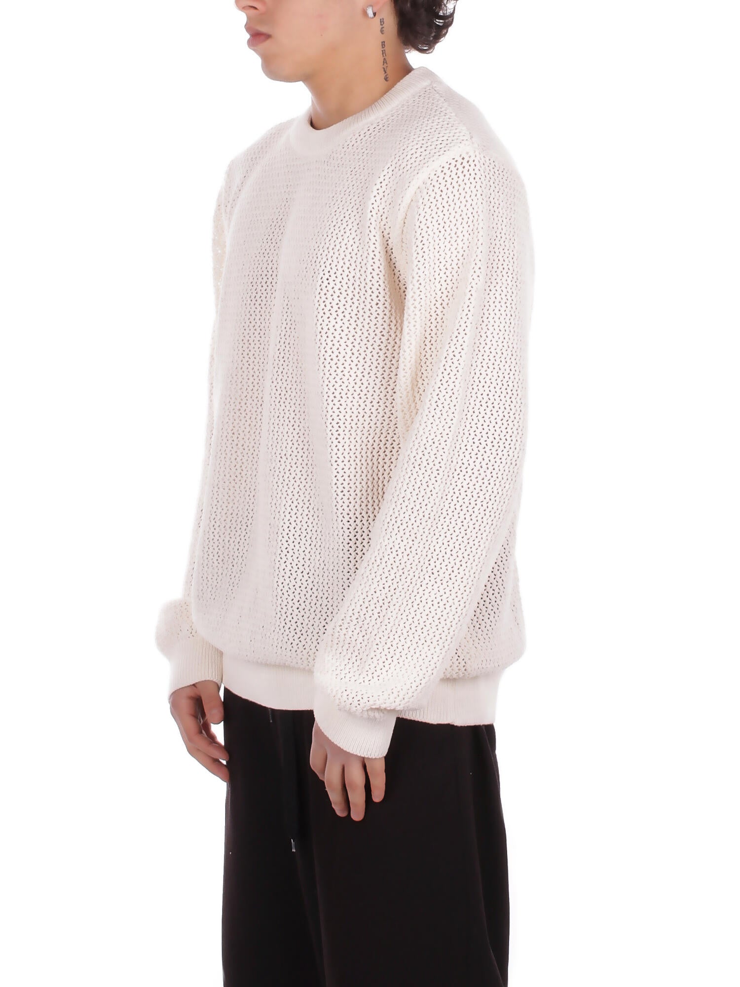 CARHARTT WIP Uomo Maglia I036163 3IVXX Stockton sweater recycled Panna