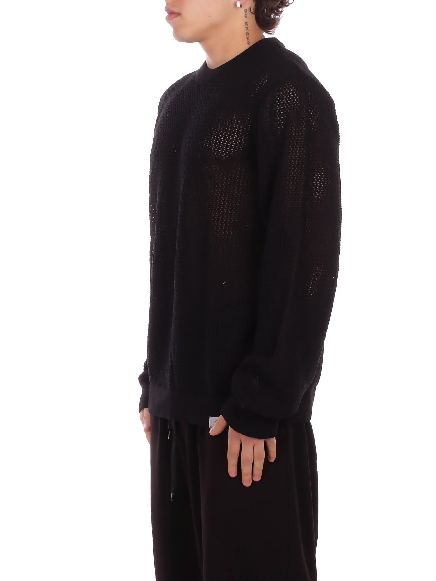 CARHARTT WIP Uomo Maglia I036163 89XX Stockton sweater recycled Black