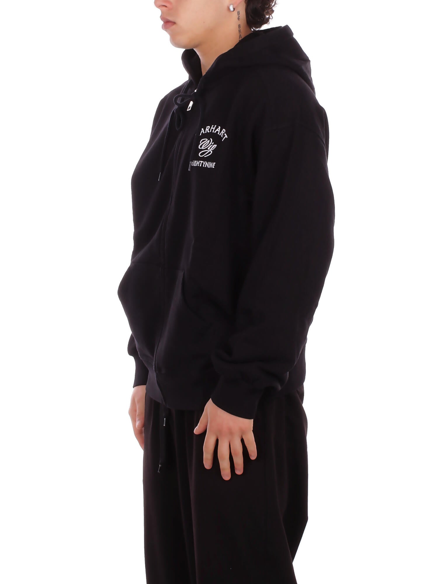 CARHARTT WIP Uomo Felpa I036373 89XX Hooded eightynine sweat jacket Black