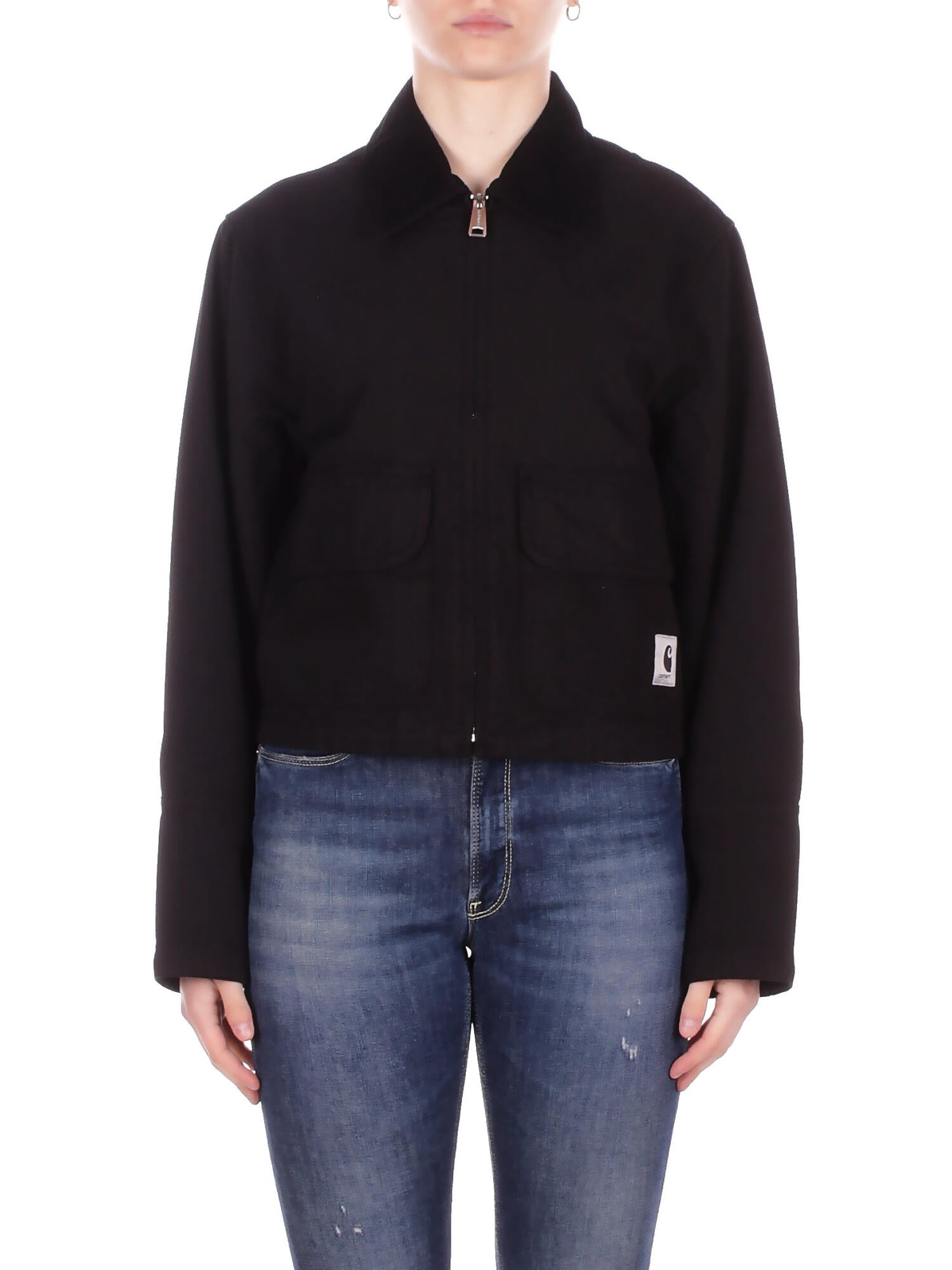 CARHARTT WIP Donna Giubbotto I036512 00EGD W' prescott jkt hubbard Black