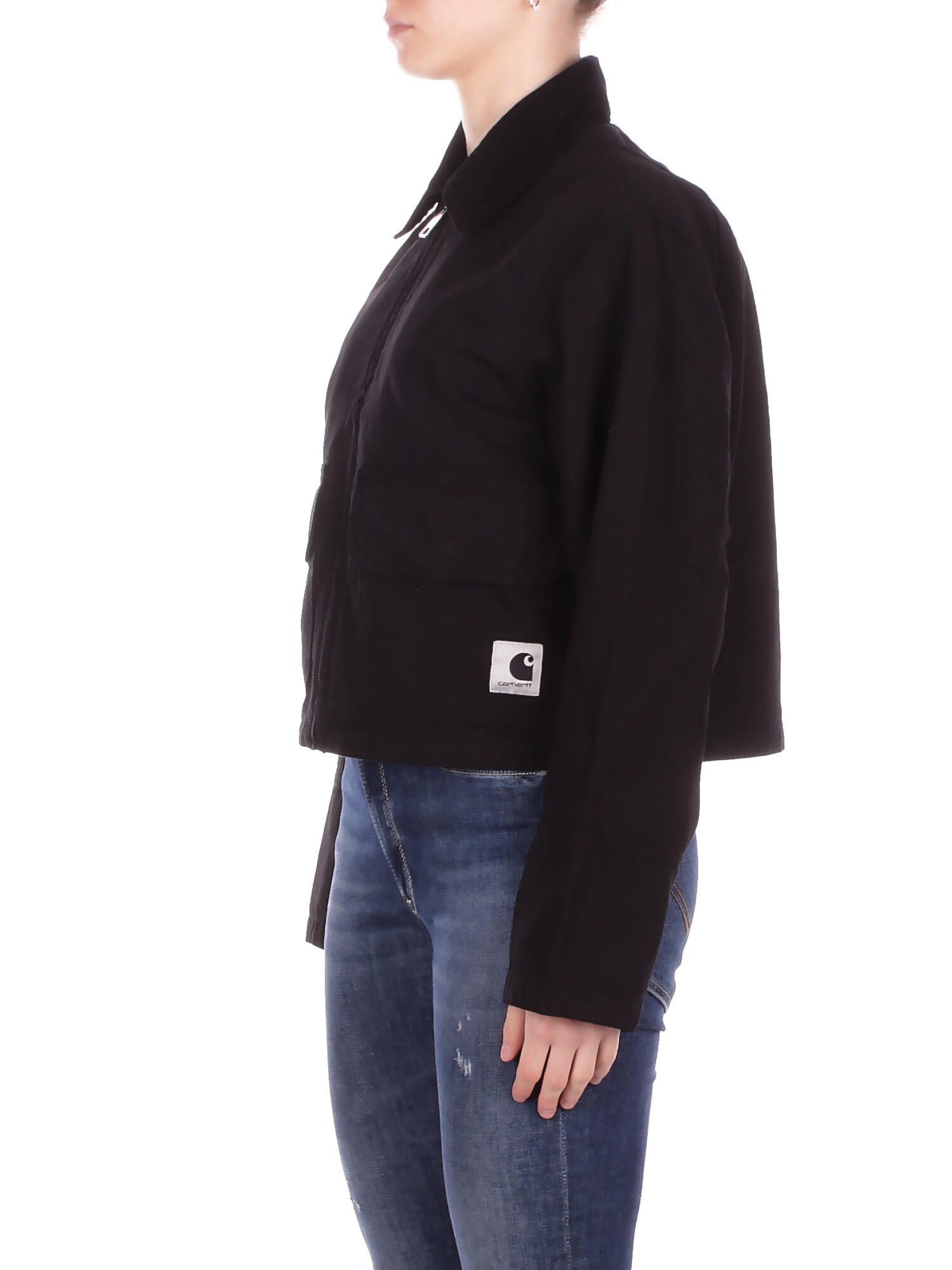 CARHARTT WIP Donna Giubbotto I036512 00EGD W' prescott jkt hubbard Black