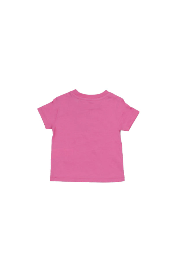 NEW BALANCE Bambina T-shirt LAKG0246 AAC Nb stacked logo jersey tee Pink