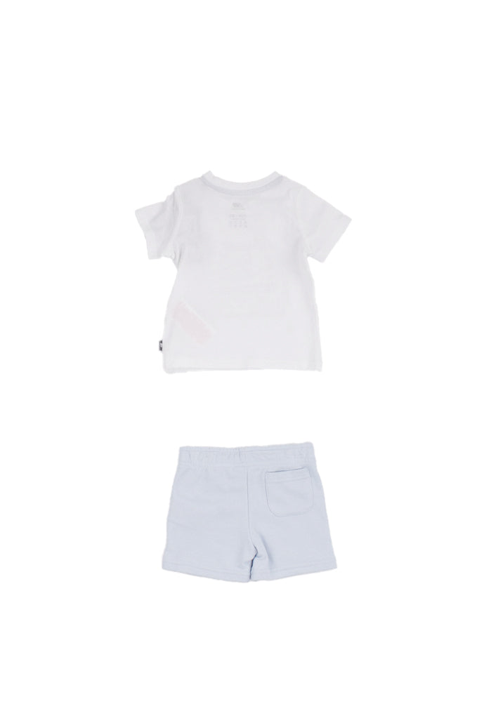 NEW BALANCE Unisex Junior Completo IS6137S1I BWE Greatest hits graphic tee & ft Bright white