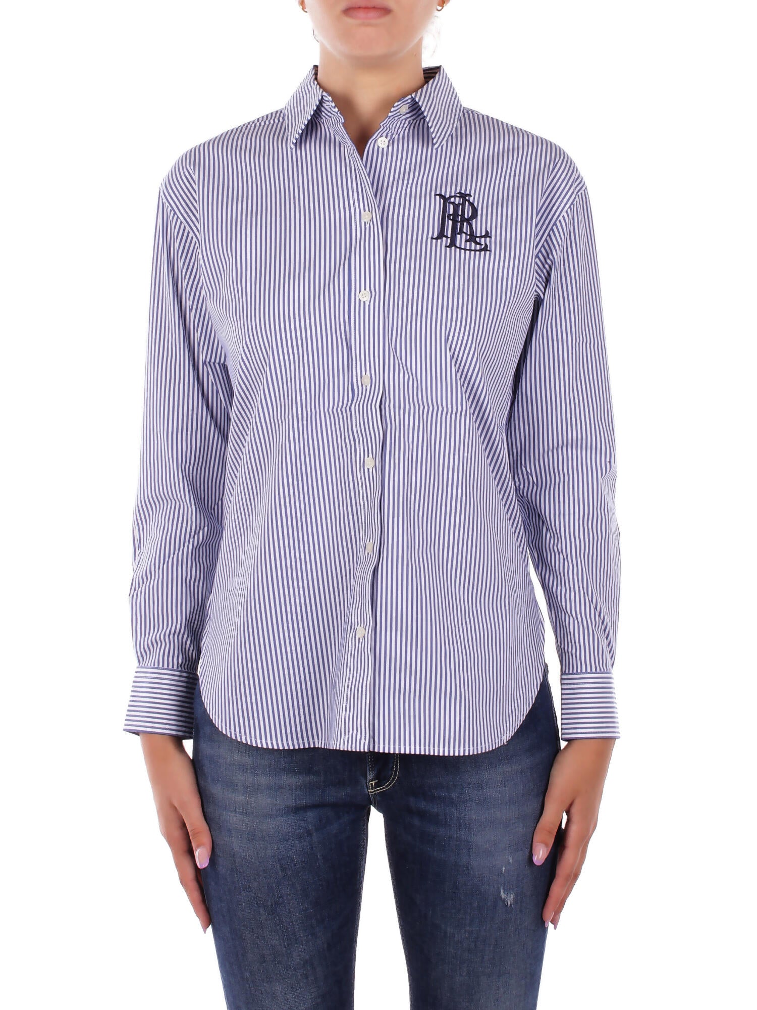 RALPH LAUREN Donna Camicia 200932539 001 Kotta long sleeve button front Blu white