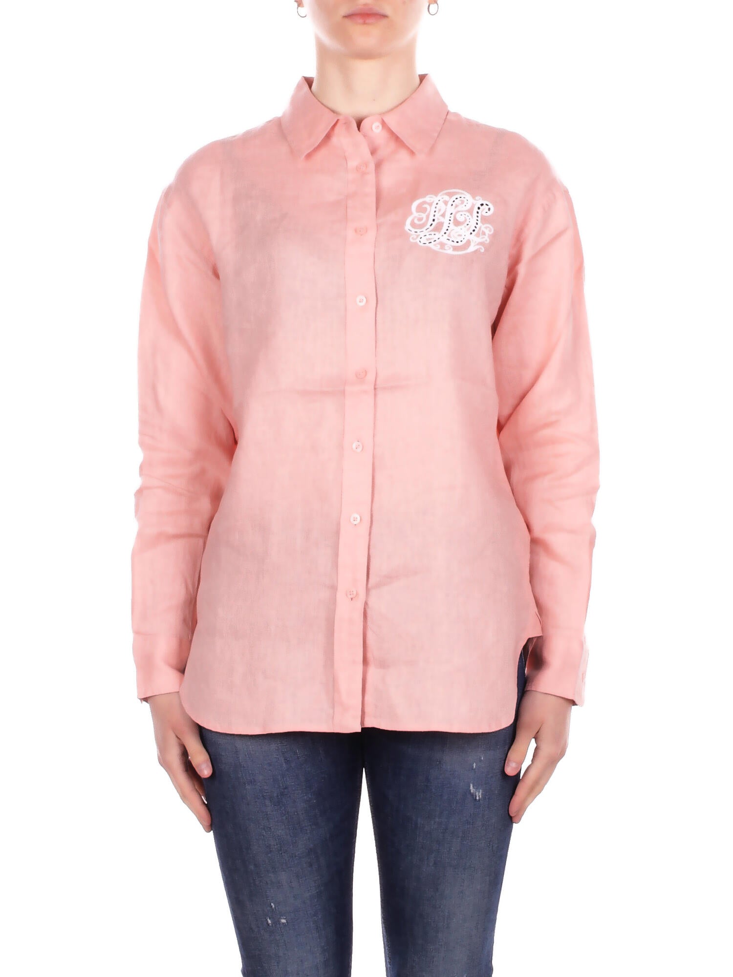 RALPH LAUREN Donna Camicia 200P08913 004 Woven sport shirt Pink