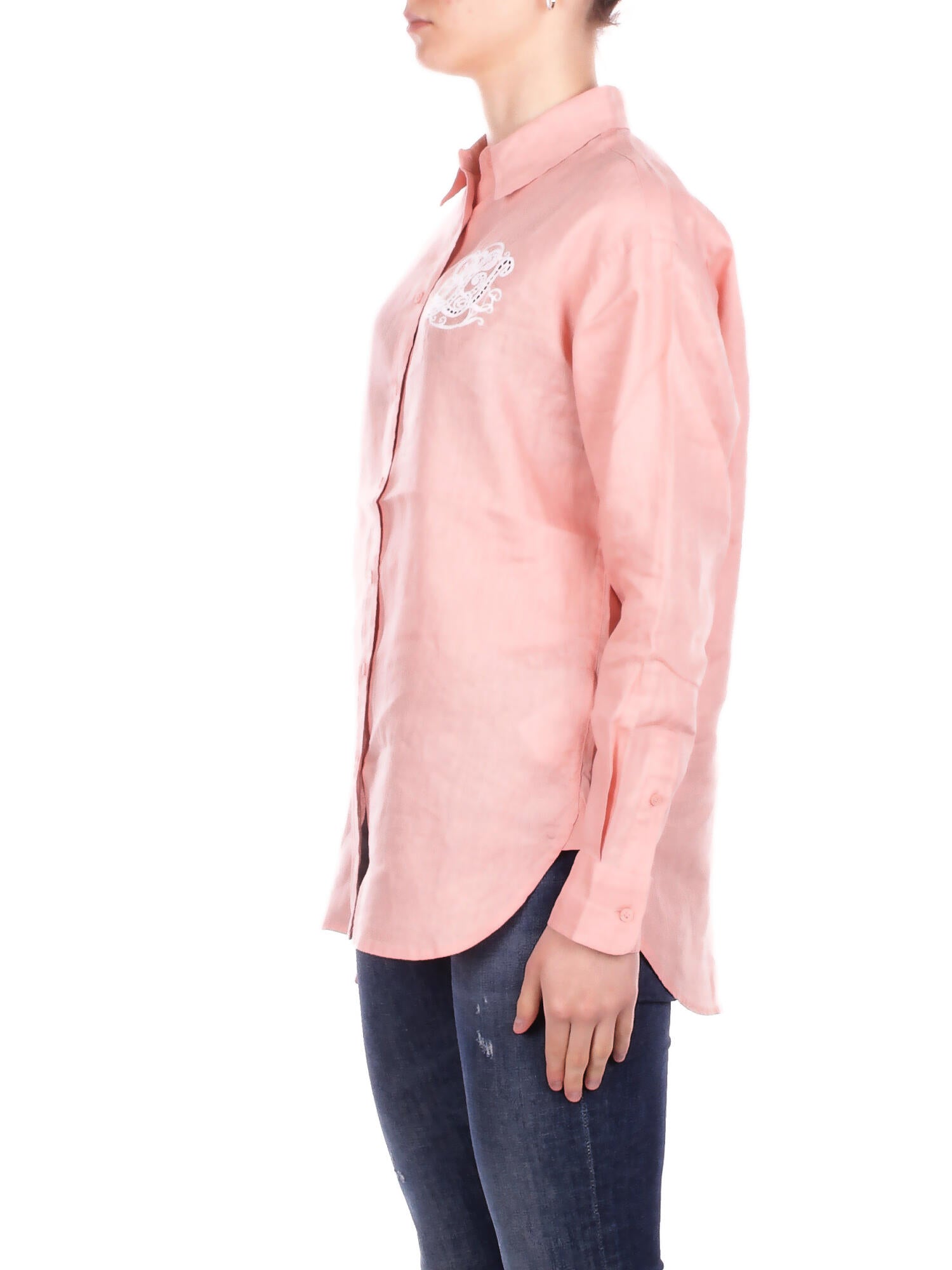 RALPH LAUREN Donna Camicia 200P08913 004 Woven sport shirt Pink