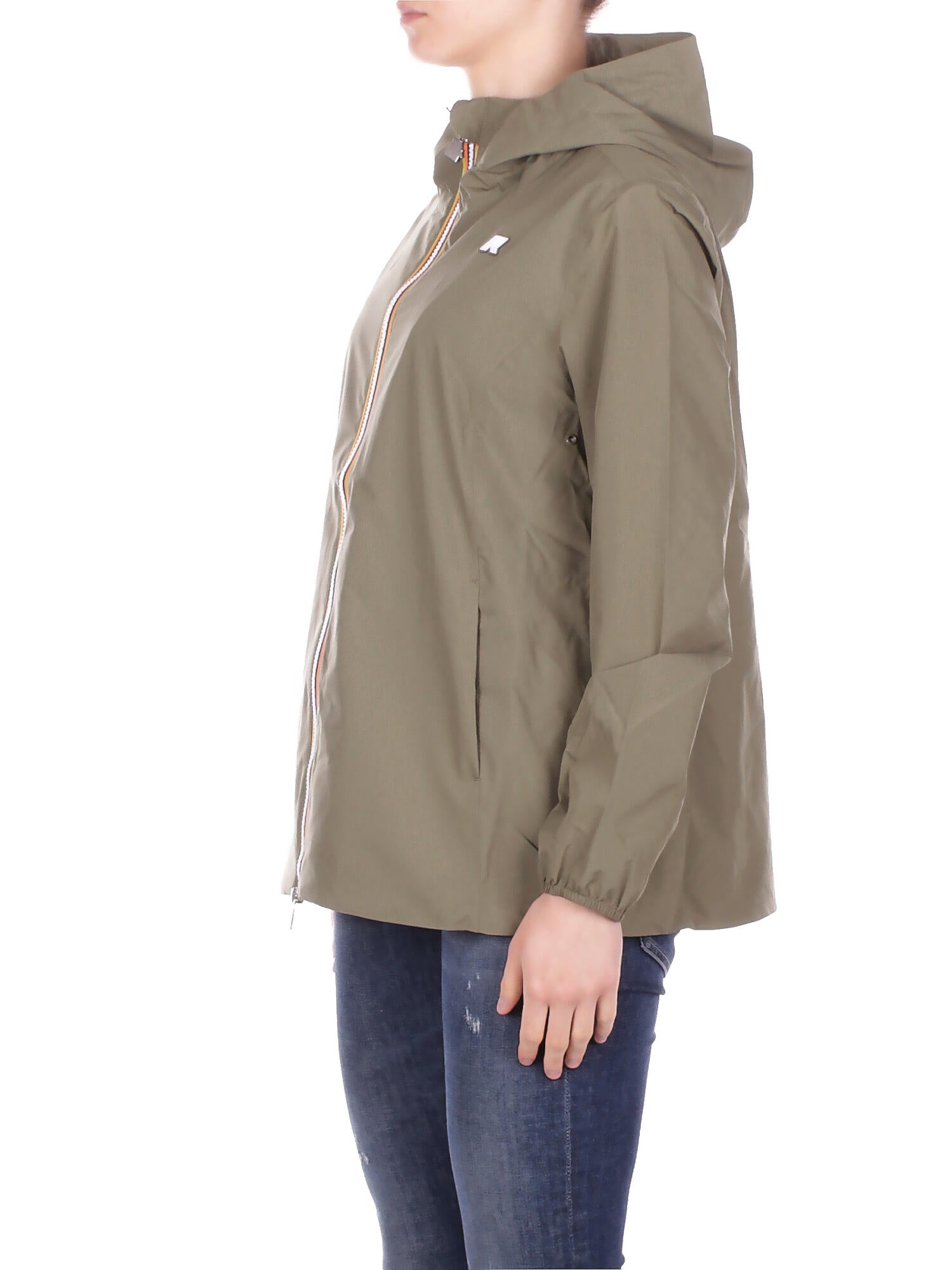 KWAY Donna Giubbotto K8138PW V15 Marguerite stretch poly Green