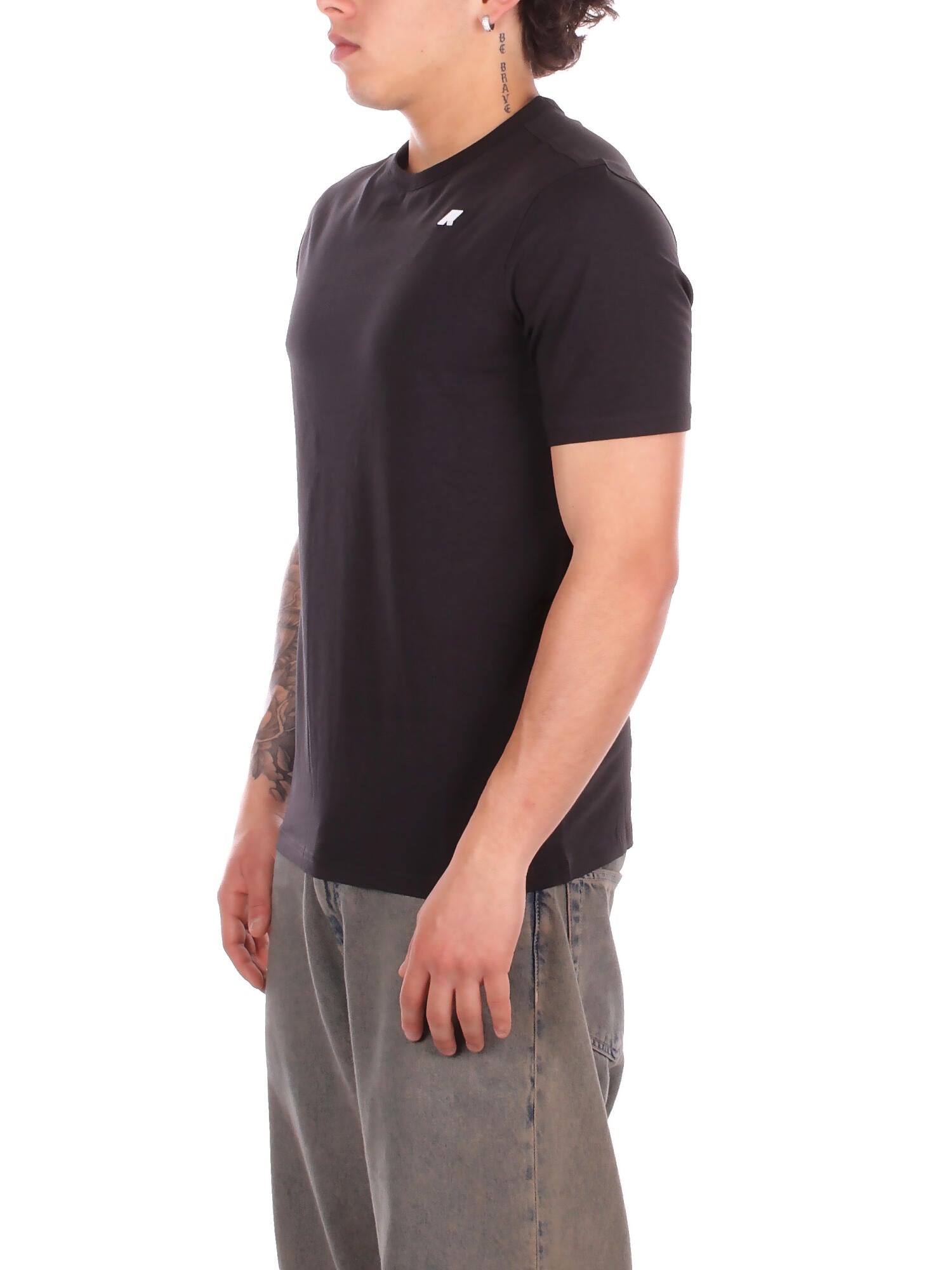 KWAY Uomo T-shirt K71349W USY Adame light stretch jersey Black pure