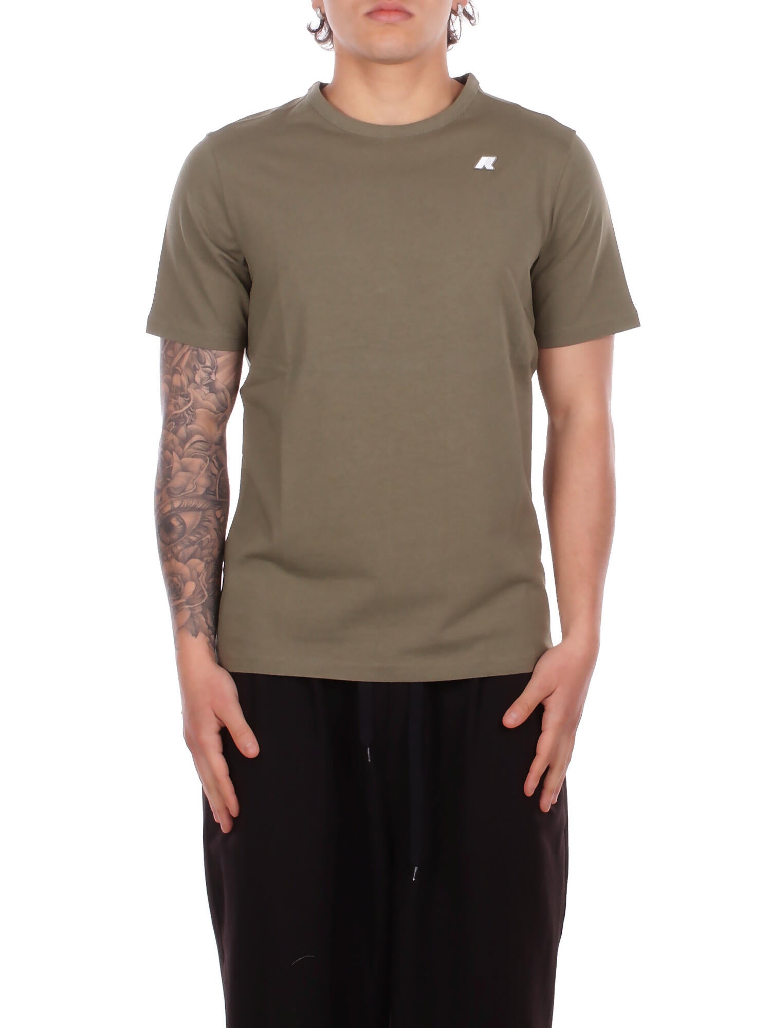 KWAY Uomo T-shirt K71349W V15 Adame light stretch jersey Green