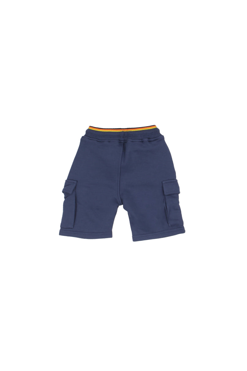 KWAY Bambino Bermuda K7133SW B67 P. erik stripes french terry Blu