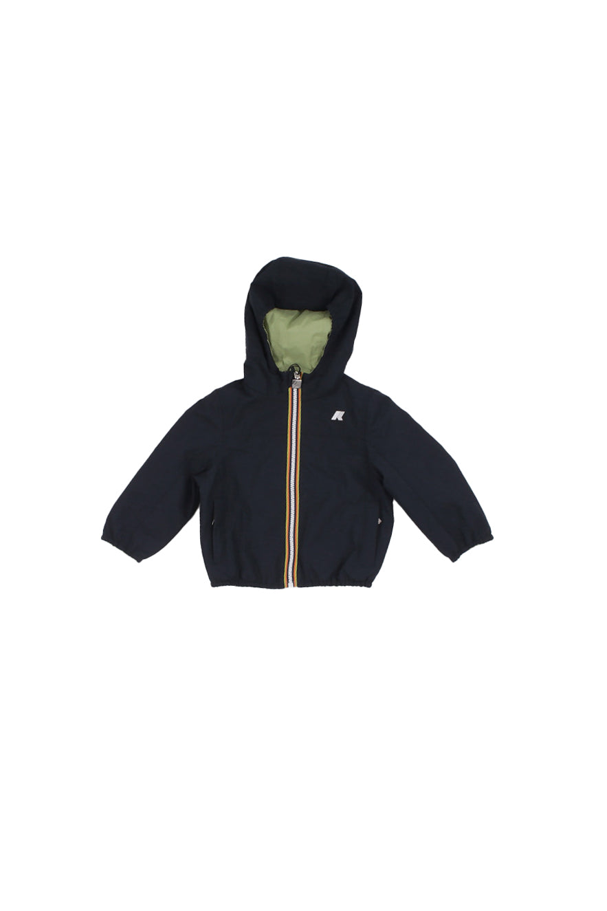 KWAY Unisex Junior Giubbotto K2145HW C73# P. jake cotton double Blu green