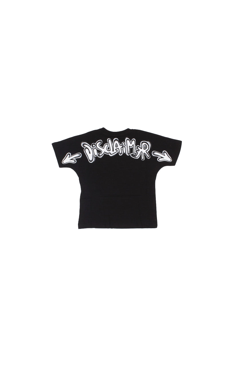DISCLAIMER Bambino T-shirt 26EDK58804 NERO Maglia bimbo in jersey Nero