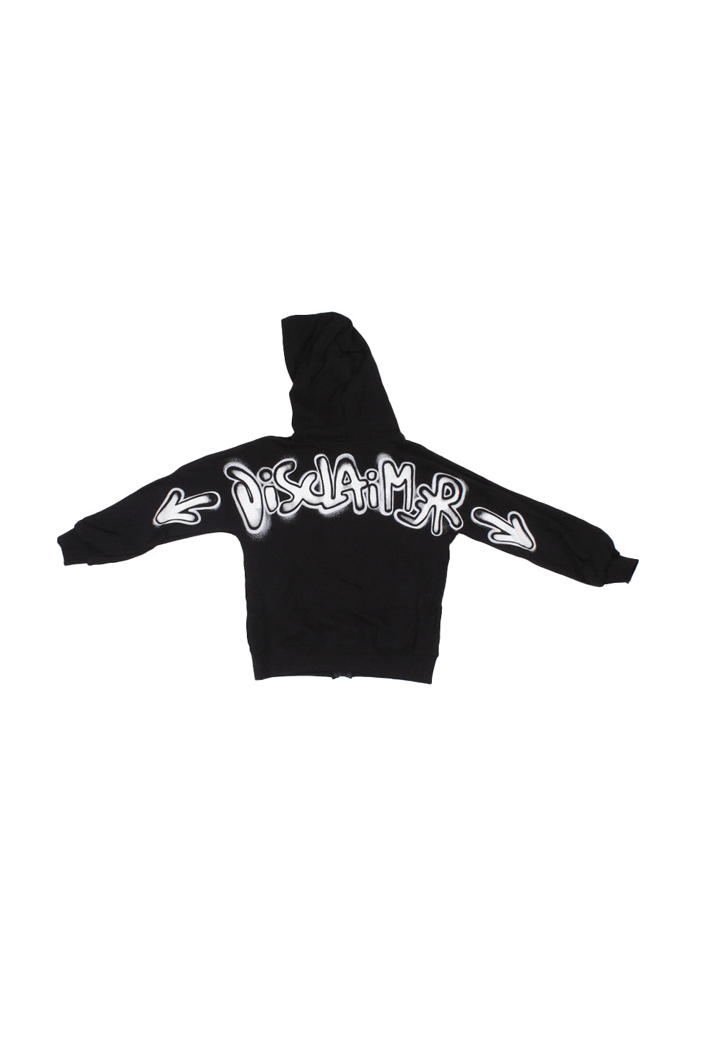 DISCLAIMER Bambino Felpa 26EDK58808 NERO Felpa con zip stampa Nero