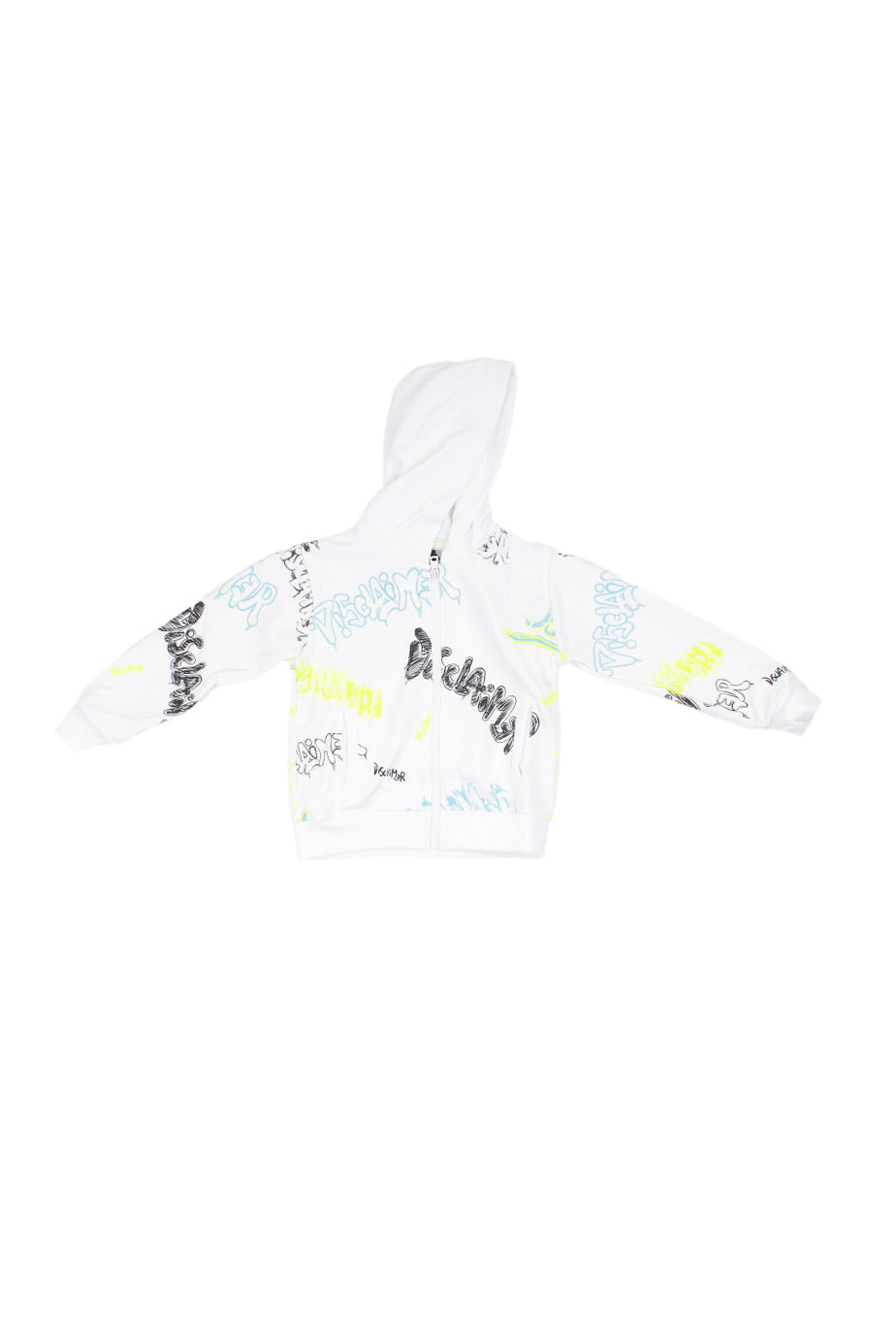 DISCLAIMER Bambino Felpa 26EDK58819 BIANCO Felpa con zip Bianco