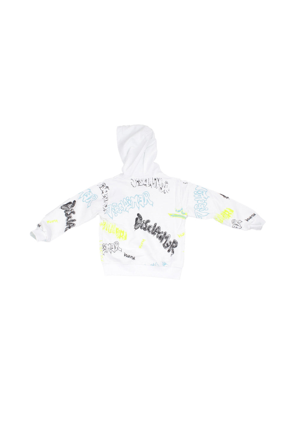 DISCLAIMER Bambino Felpa 26EDK58819 BIANCO Felpa con zip Bianco