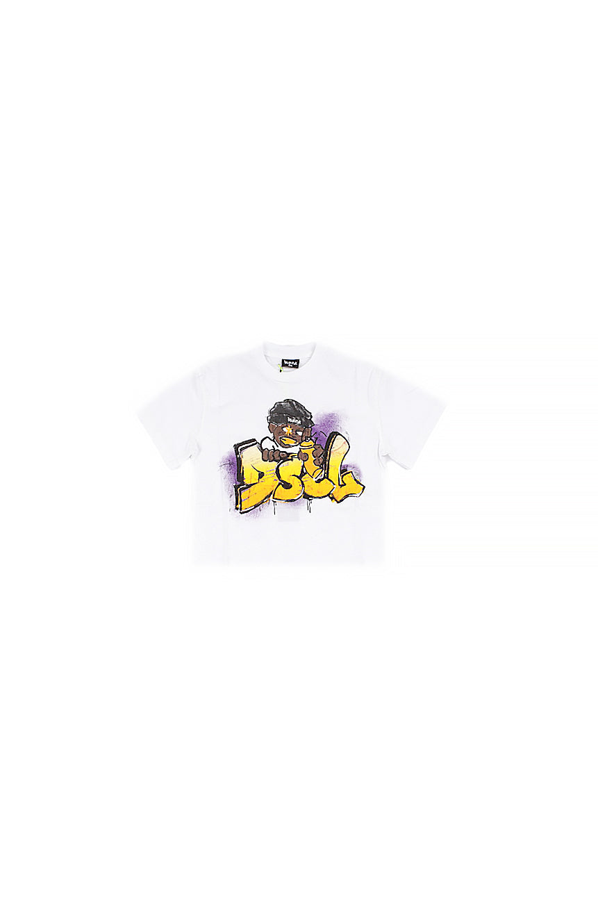 DISCLAIMER Bambino T-shirt 26EDK58836 BIANCO Maglia in jersey over Bianco