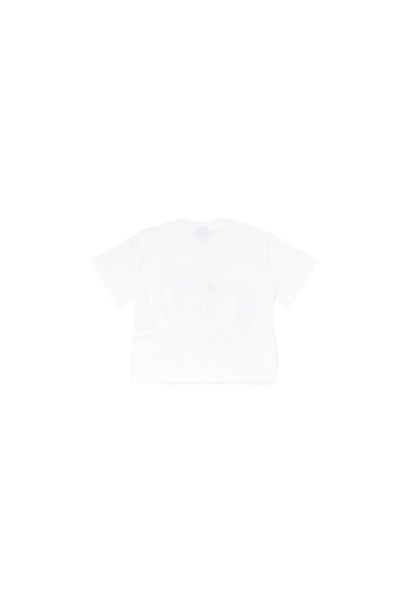 DISCLAIMER Bambino T-shirt 26EDK58836 BIANCO Maglia in jersey over Bianco