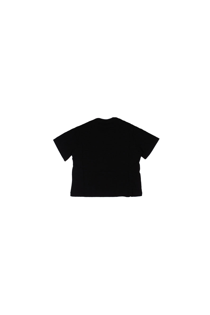 DISCLAIMER Bambino T-shirt 26EDK58836 NERO Maglia in jersey over Nero