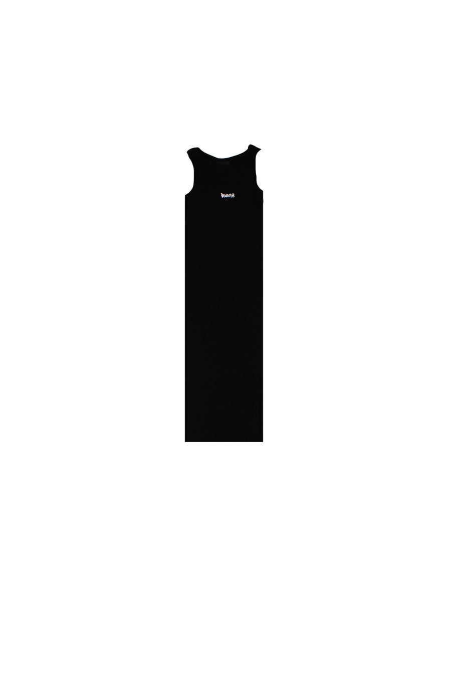 DISCLAIMER Bambina Abito 26EDK58911 NERO Abito in costina Nero