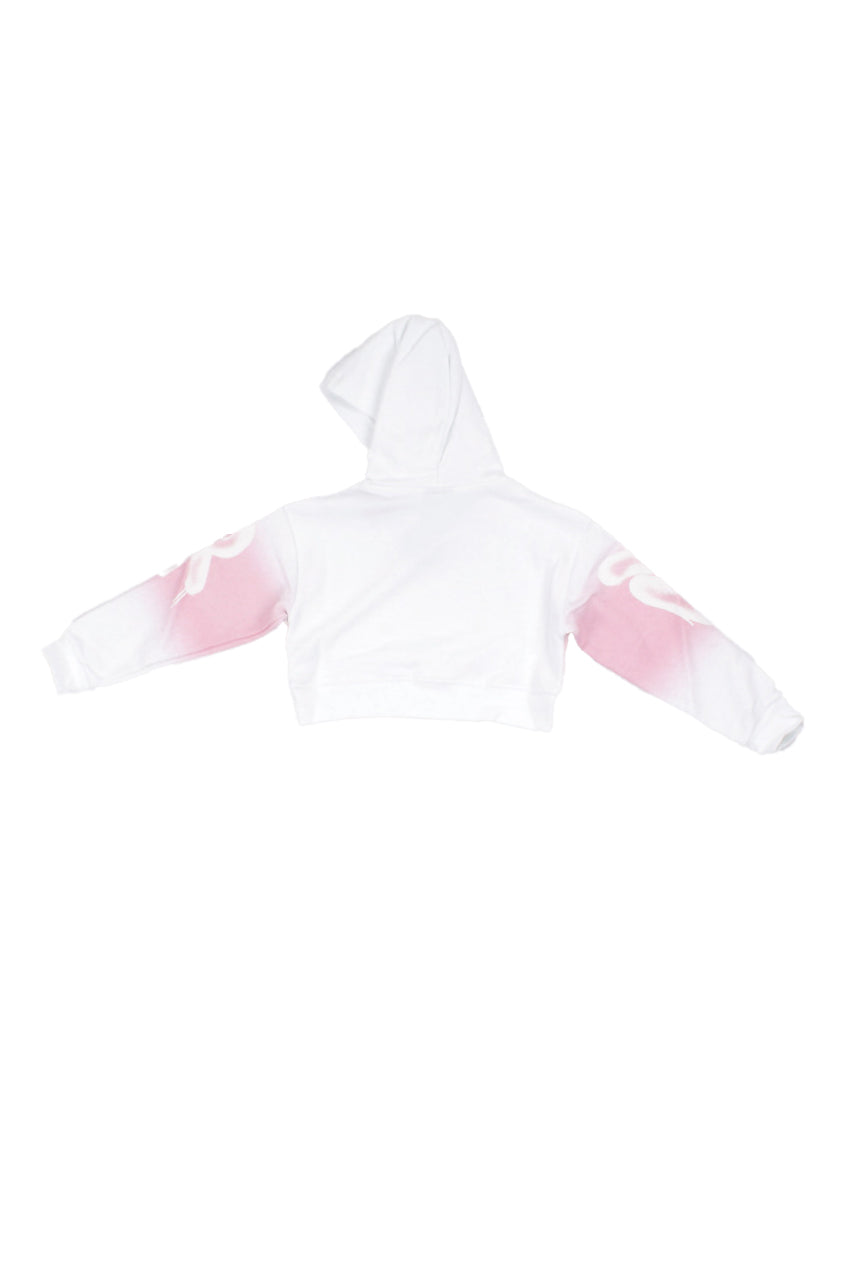 DISCLAIMER Bambina Felpa 26EDK58914 BIANCO Maglia crop in felpa Bianco