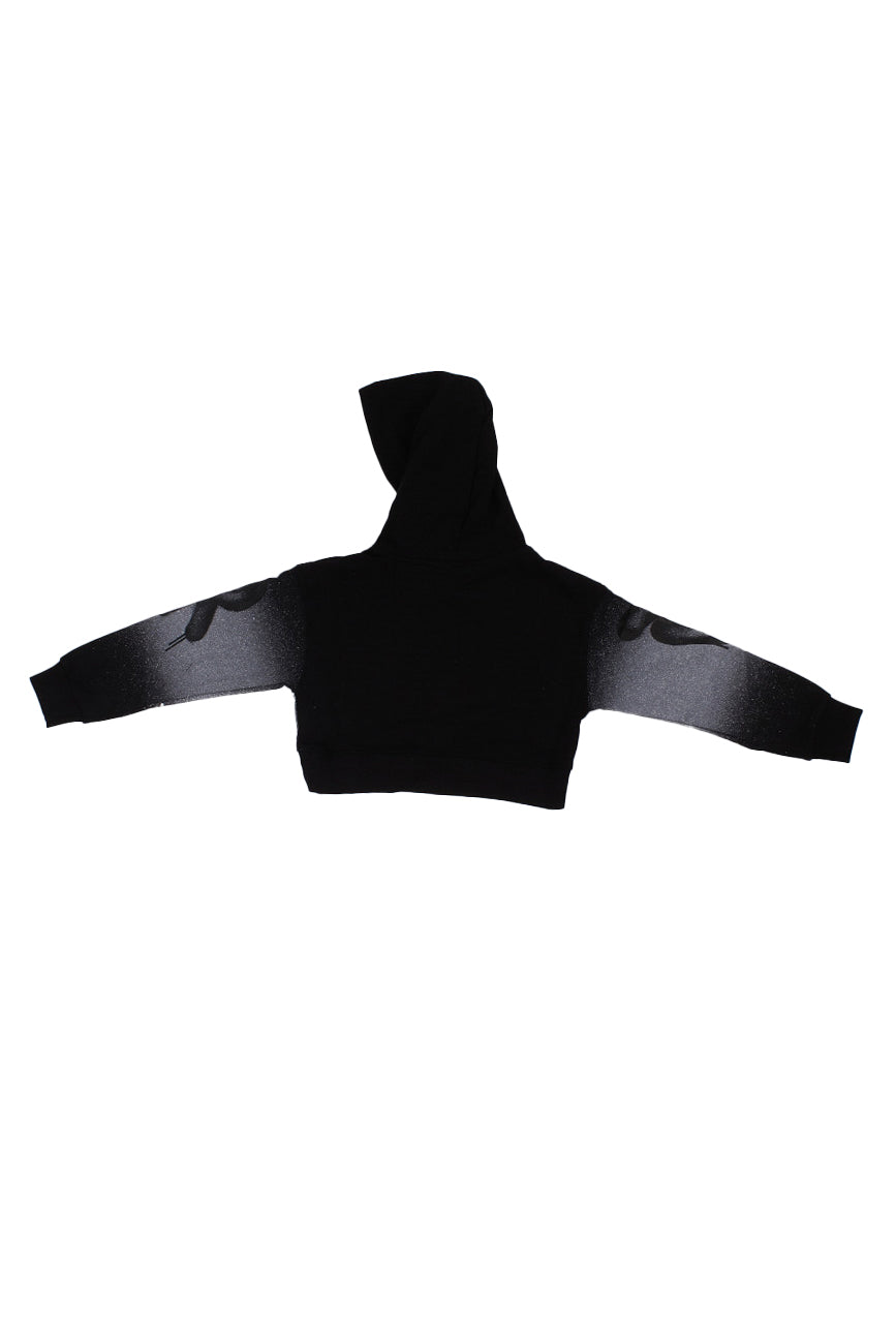 DISCLAIMER Bambina Felpa 26EDK58914 NERO Maglia crop in felpa Nero