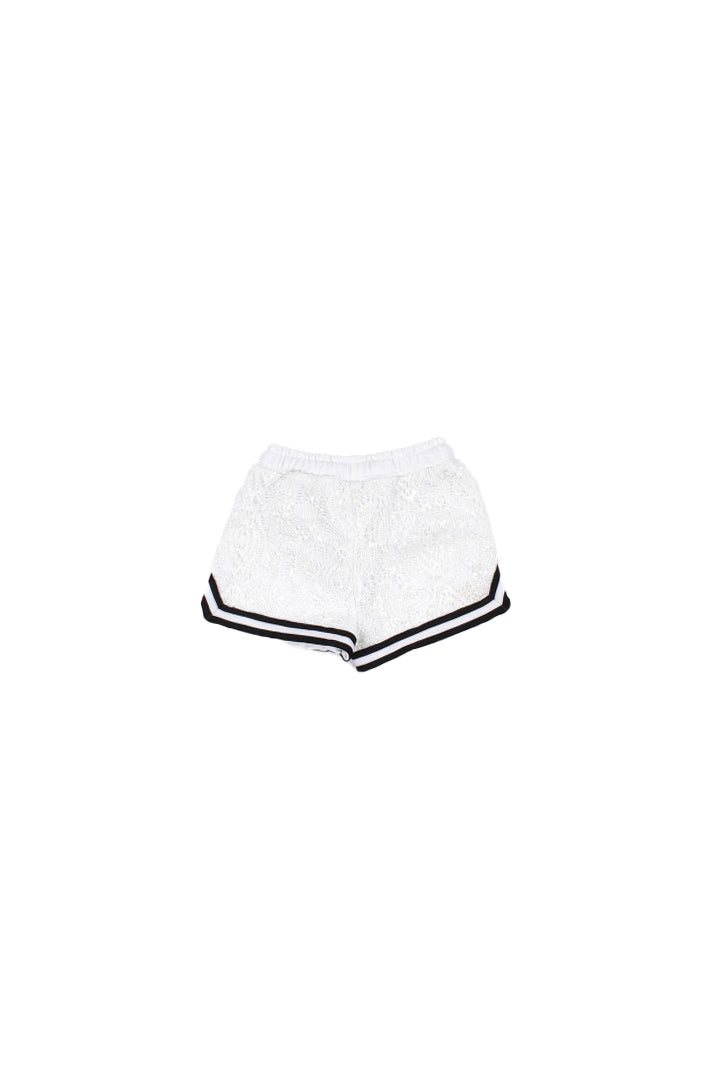 DISCLAIMER Bambina Shorts 26EDK58943 BIANCO Shorts in pizzo Bianco