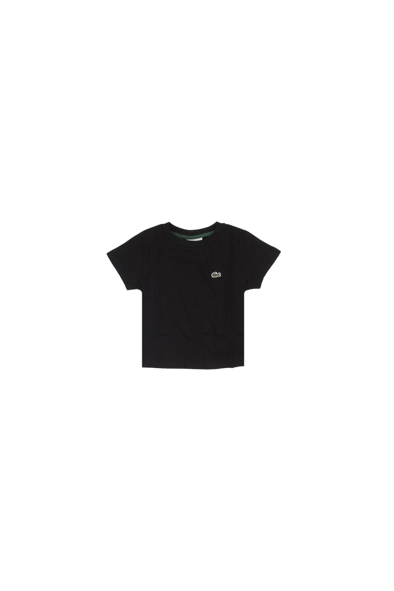 LACOSTE Bambino T-shirt 847025 K96 Lcb core tee Nero