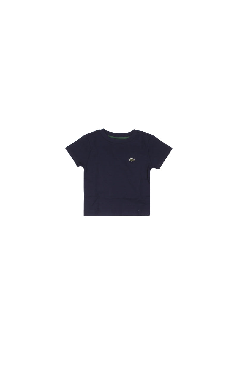 LACOSTE Bambino T-shirt 847025 UGW Lcb core tee Blu