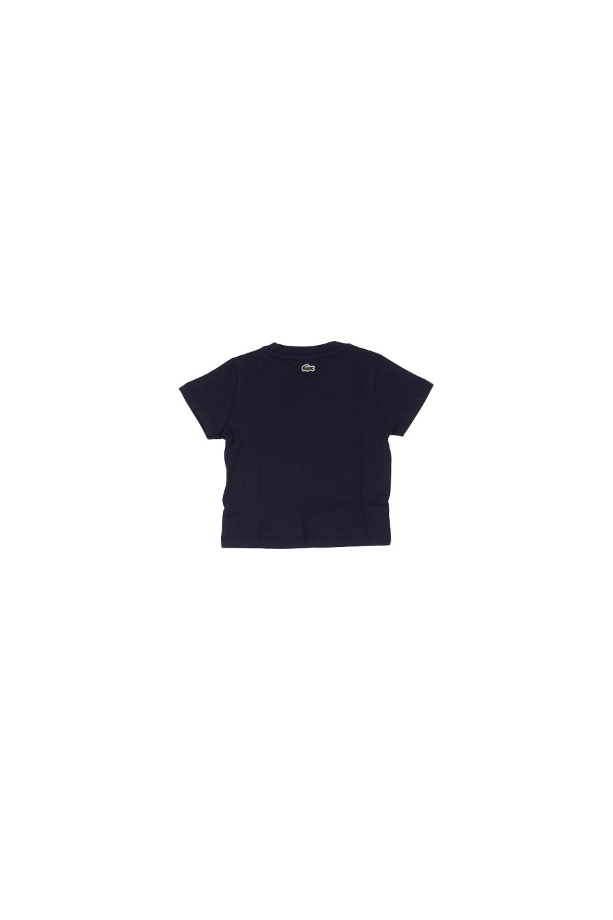 LACOSTE Bambino T-shirt 847072 UGW Lcb puff tee Blu