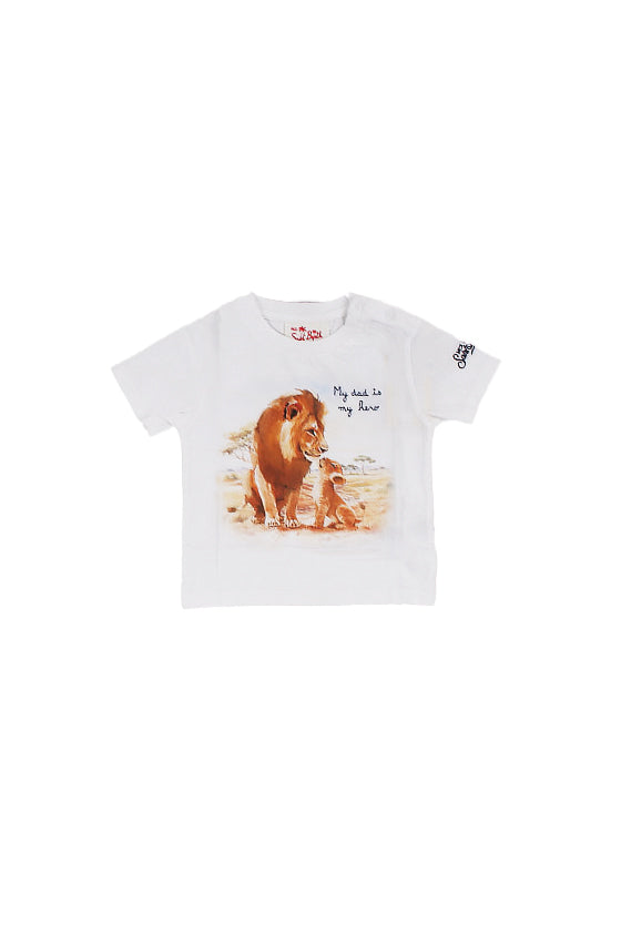 MC2 SAINT BARTH Bambino T-shirt DNV0001 02089L 01 Denver jr Bianco