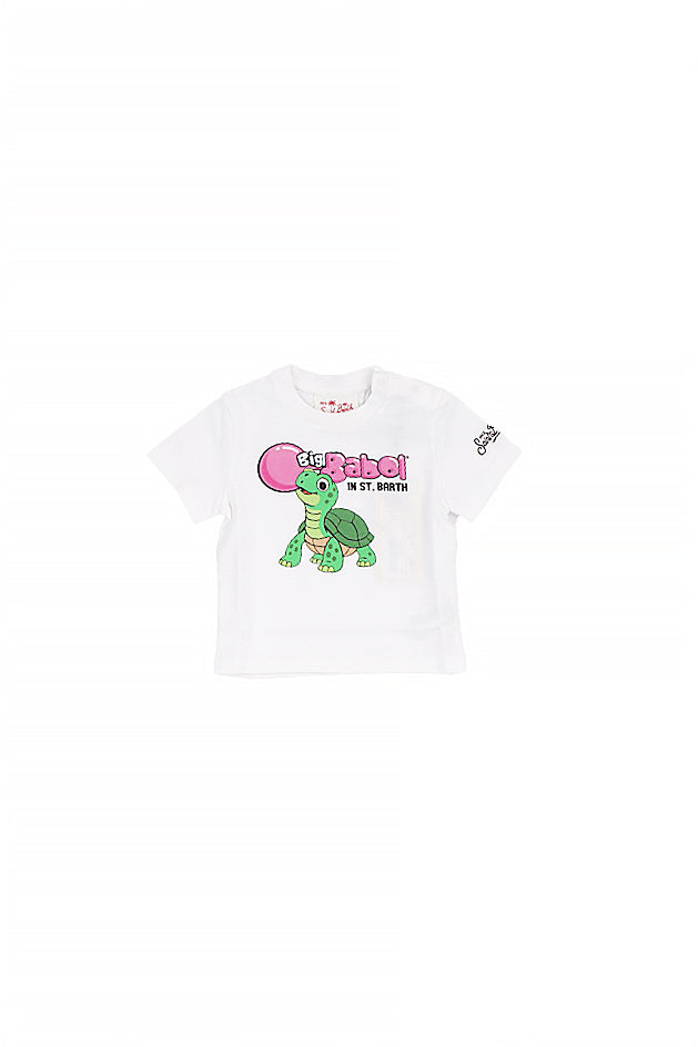 MC2 SAINT BARTH Bambino T-shirt DNV0001 02208L 01 Denver jr Bianco