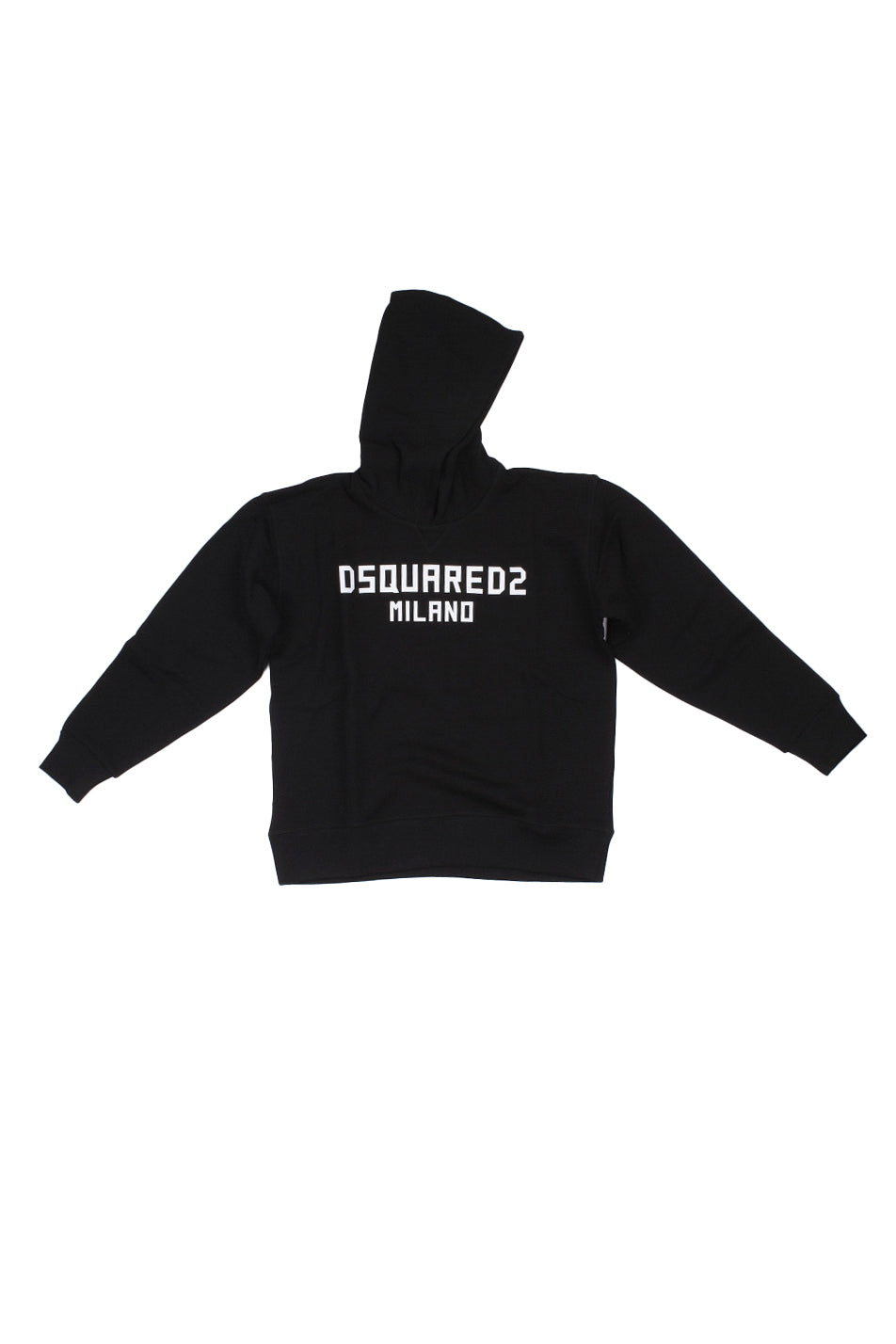 DSQUARED2 Unisex Junior Felpa DQ3184 D0A9U DQ900 D2s955u slouch fit Nero