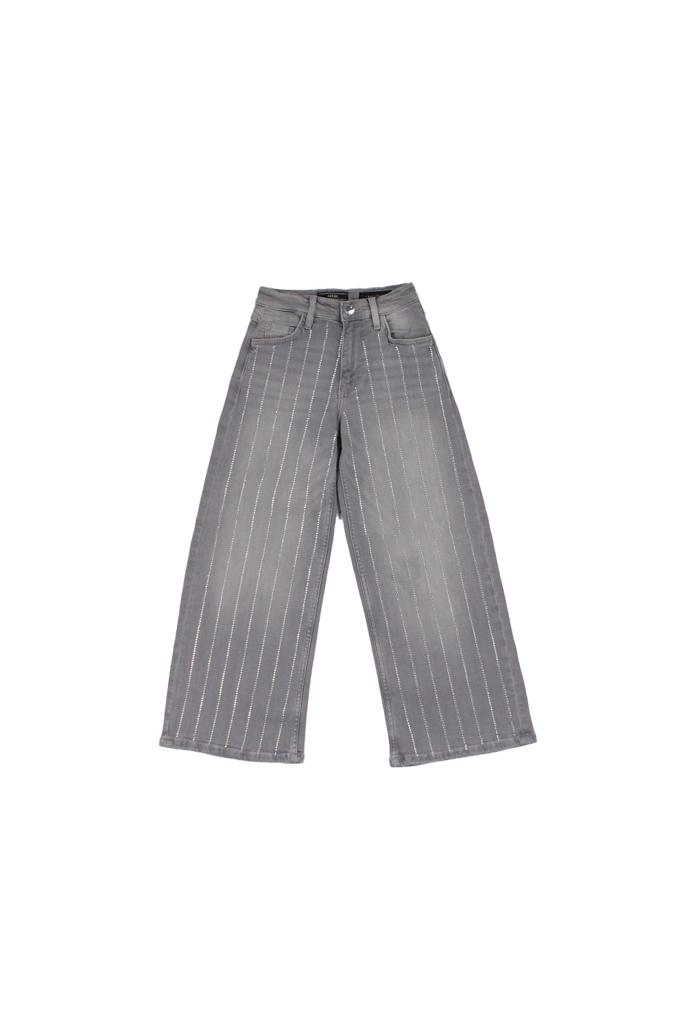 GUESS Bambina Jeans J6RA02D5A60 RYSK Palazzo grey str denim pants Grey