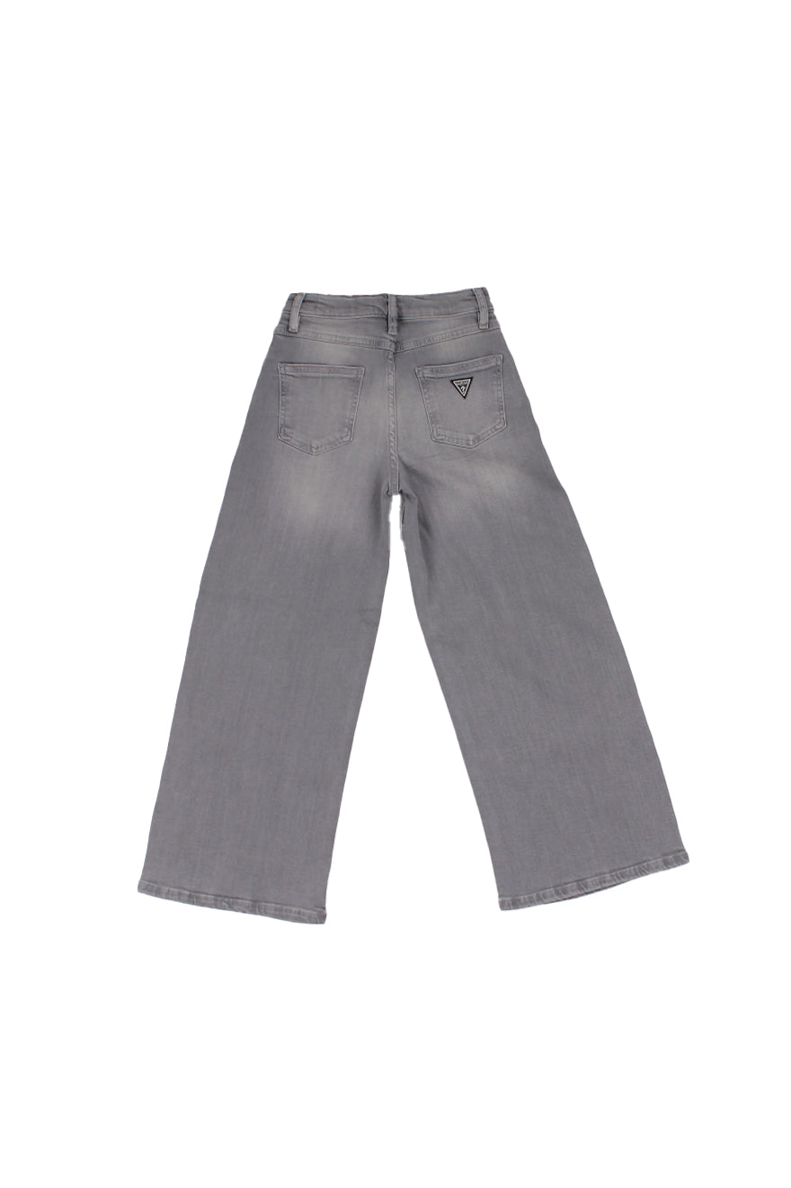 GUESS Bambina Jeans J6RA02D5A60 RYSK Palazzo grey str denim pants Grey