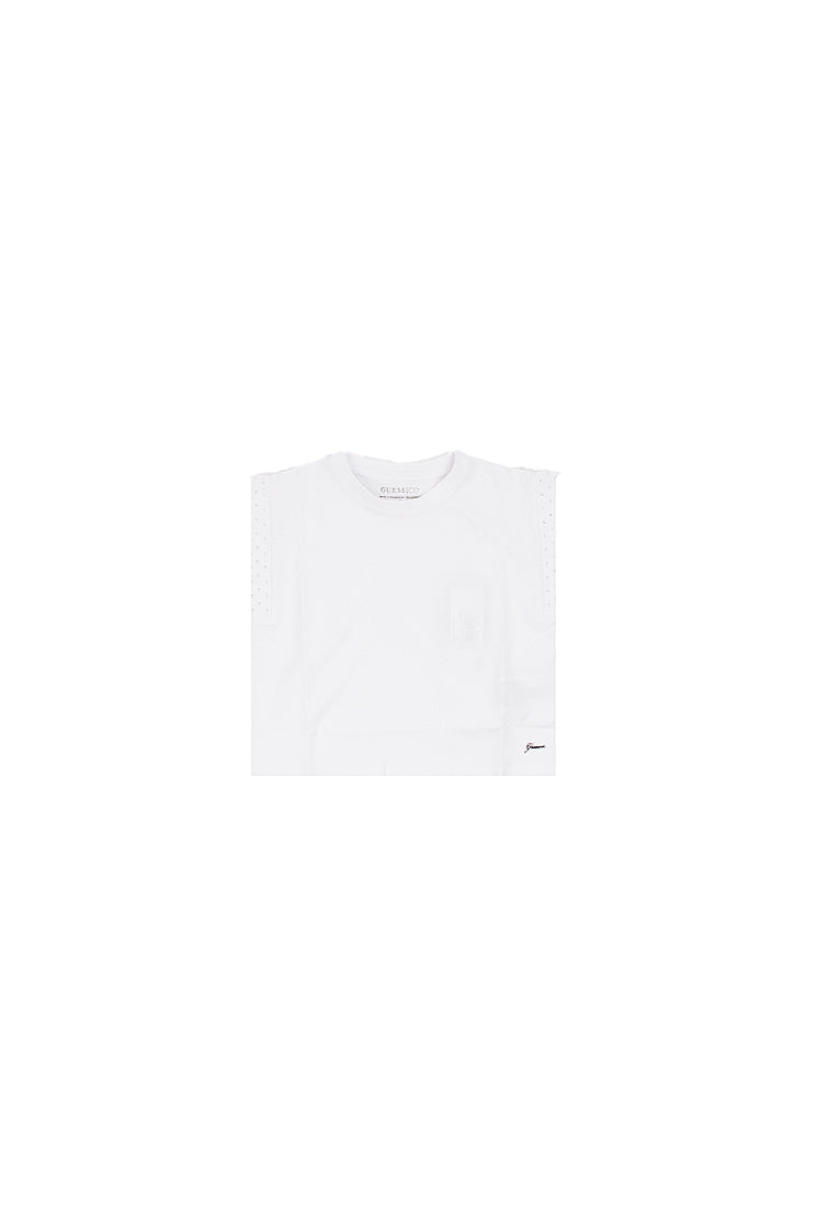 GUESS Bambina T-shirt J6RI07K8HM4 G011 Sl t-shirt Pure white