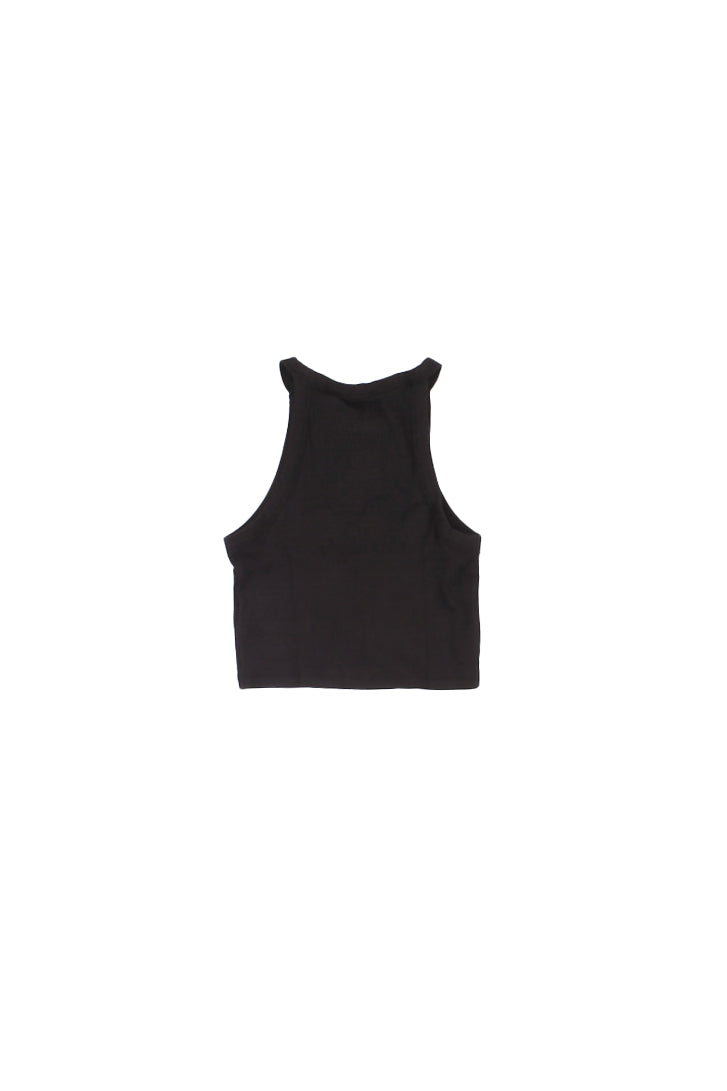 GUESS Bambina Canotta J6RI35KBPZ4 JBLK Gmt dye rib crop sl top Black
