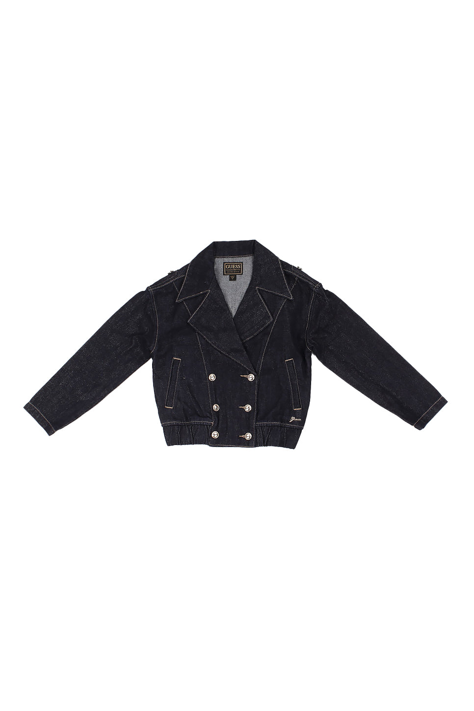 GUESS Bambina Giubbotto J6RL07D5D90 RLUX Lurex denim jacket Denim