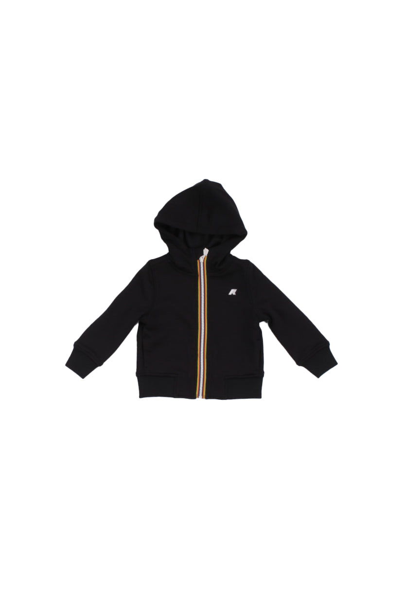 KWAY Unisex Junior Giubbotto K61385W USY# P. rainer light spacer Black pure