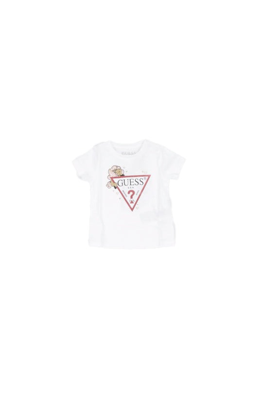 GUESS Bambina T-shirt K6RI09K6YW4 G011 Ss t shirt Pure white