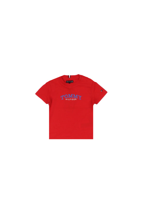 TOMMY HILFIGER Bambino T-shirt KB0KB10263 XL8 Monogram graphic t-shirt red