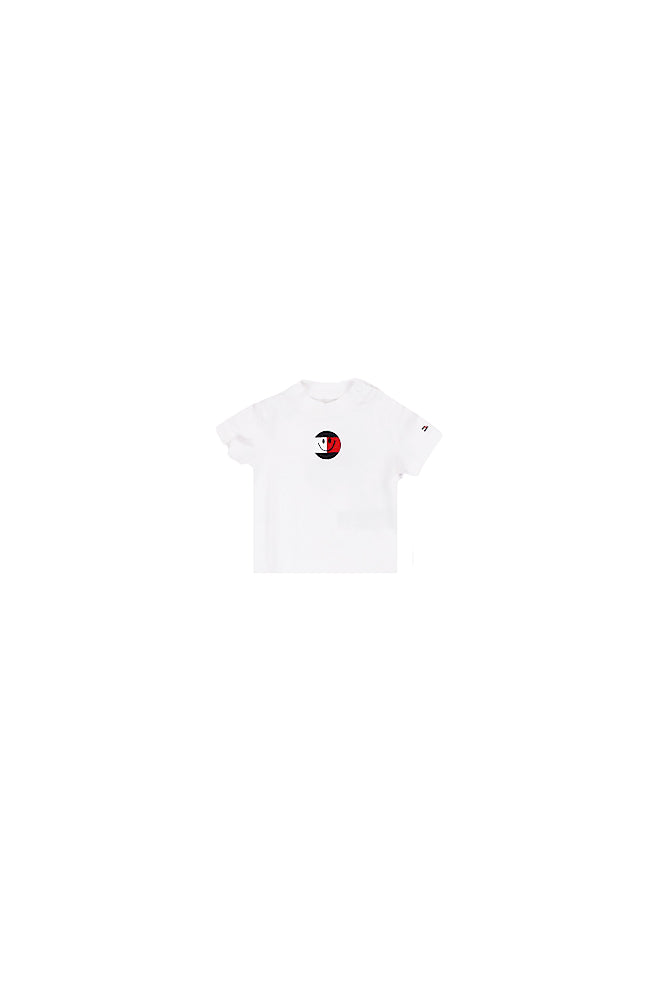 TOMMY HILFIGER Bambino T-shirt KN0KN02355 YBR Flag smile tee s/s White
