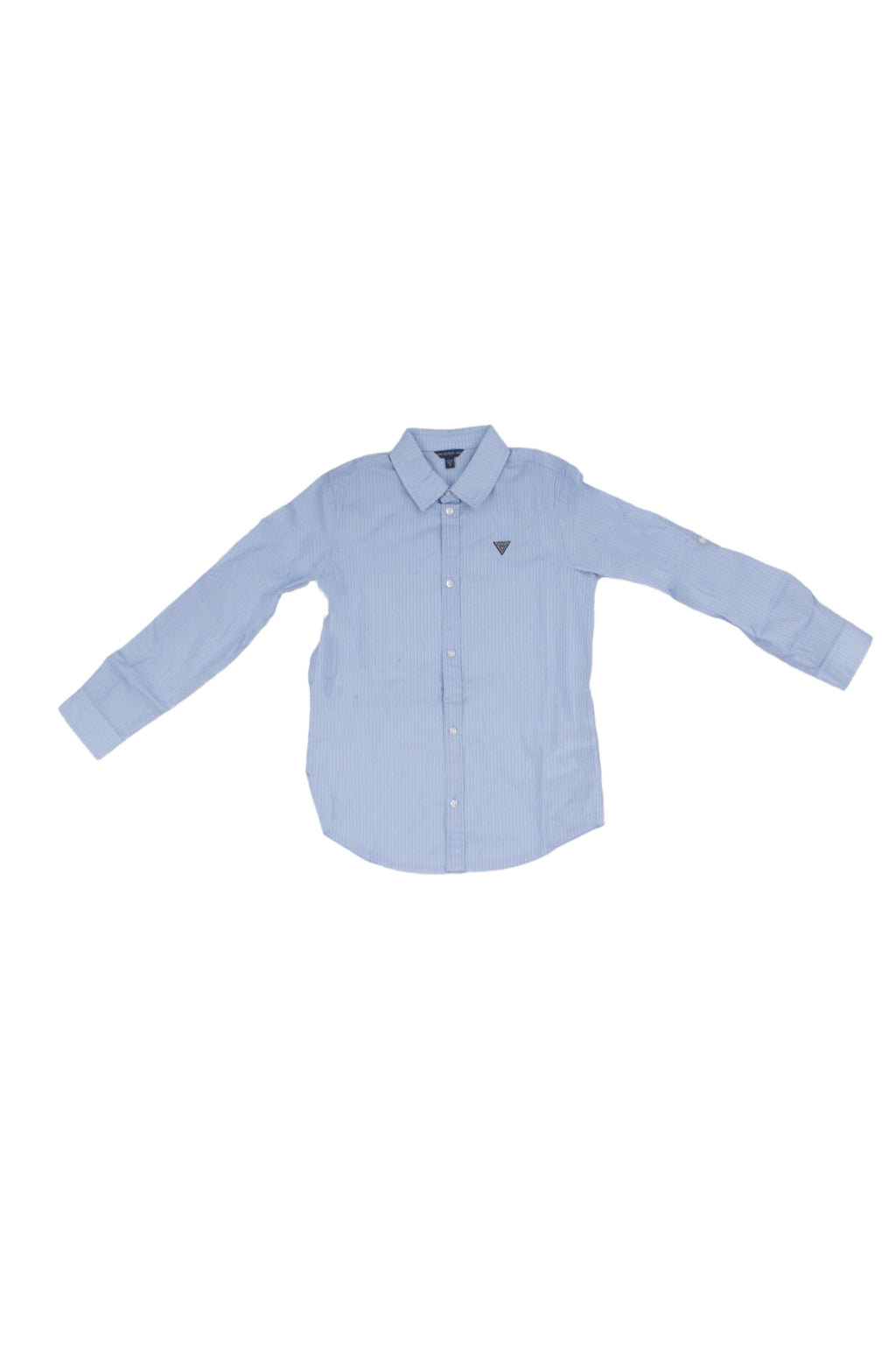 GUESS Bambino Camicia L6RH02WE5W0 PD65 Micro stripes suitin Celeste
