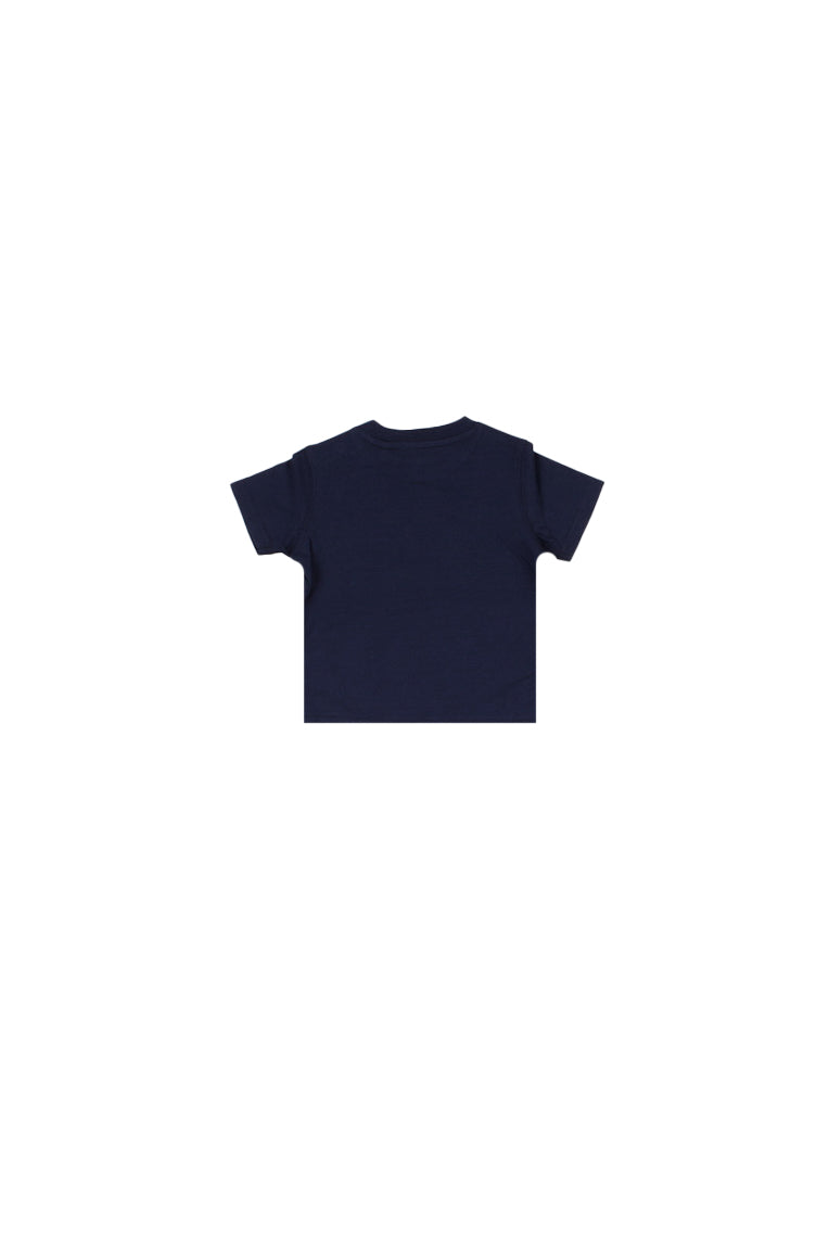 NEW BALANCE Unisex Junior T-shirt LAKB0297I NNY Nb stacked logo tee Navy