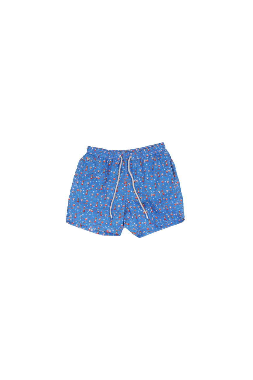 MC2 SAINT BARTH Uomo Costume da bagno LIG003 08201L 17 Lighting micro fantasy Blu