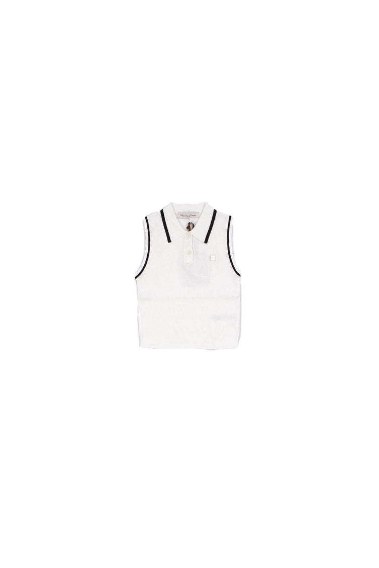 MANILA GRACE Bambina Canotta M3310YS26 MA428 Canotta Latte