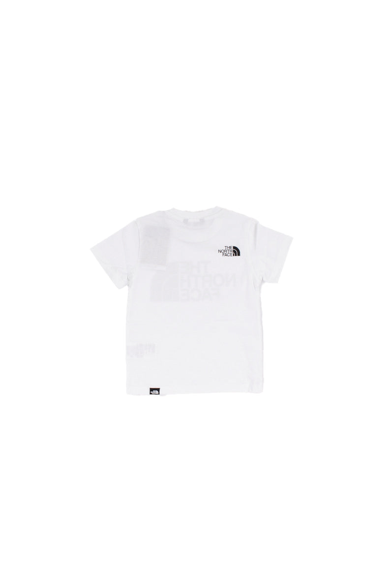 THE NORTH FACE Unisex Junior T-shirt NF0A8EHG FN41 Teen easy ss tee White